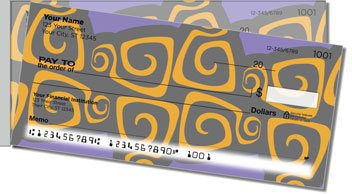 Abstract Art Side Tear Design Checks