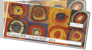 Abstract Art Side Tear Personalized Checks