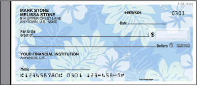Aloha Side Tear Personal Checks
