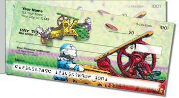Antique Bank Side Tear Personalized Checks