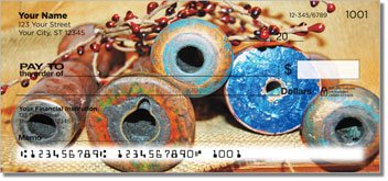 Antique Spool Design Checks