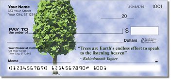 Arbor Day Quote Checks