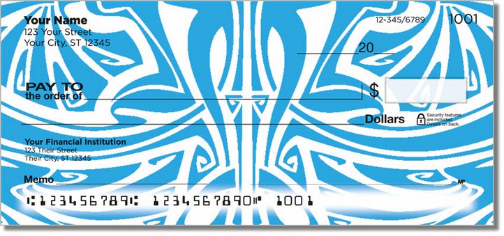 Art Nouveau Pattern Personal Checks