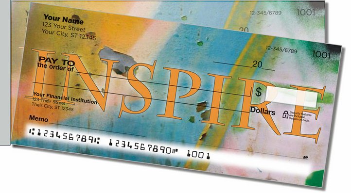 Artistic Inspiration Side Tear Personal Checks