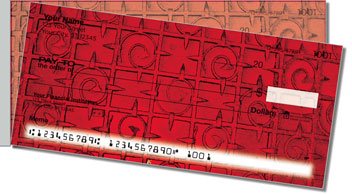 Artistic Iron Side Tear Personalized Checks