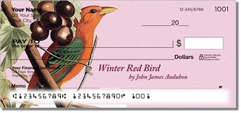 Audubon Bird Design Checks