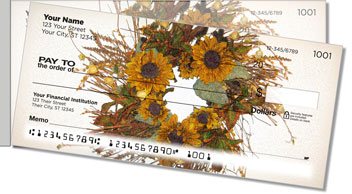 Autumn Wreath Side Tear Design Checks