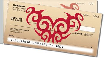 Back Tattoo Side Tear Personalized Checks