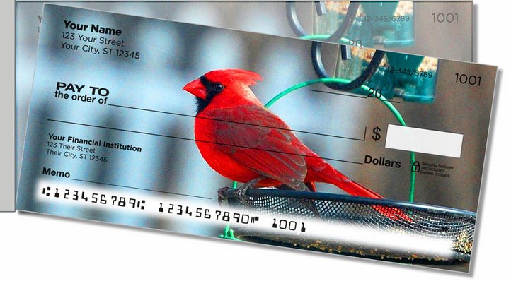 Backyard Bird Side Tear Personal Checks