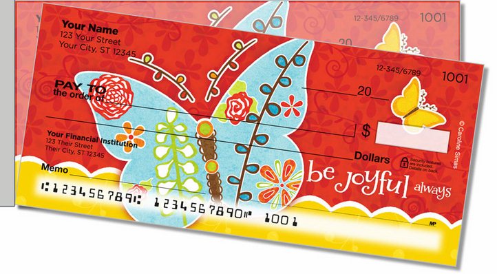 Be Joyful Side Tear Personal Checks