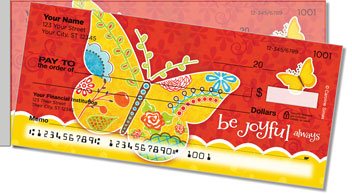 Be Joyful Side Tear Design Checks