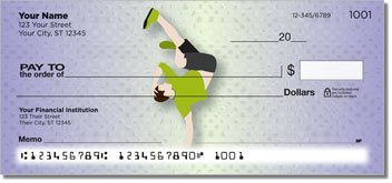 Break Dancing Personalized Checks