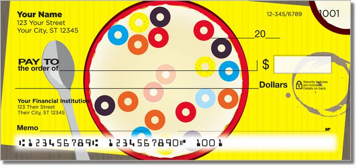 Breakfast Food Personal Checks