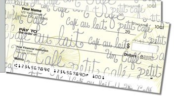 Cafe du Monde Side Tear Personalized Checks