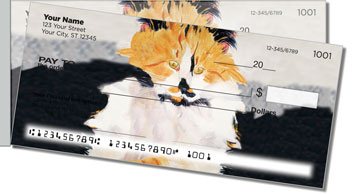 Calico Cat Side Tear Checks