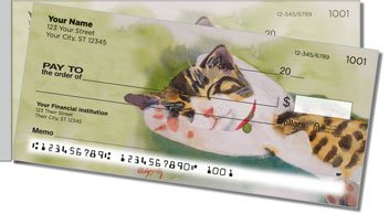 Calico Cat Side Tear Design Checks