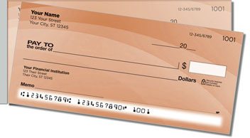Calming Curve Side Tear Personalized Checks