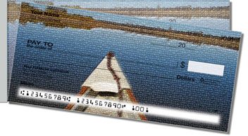 Canoe Side Tear Personalized Checks