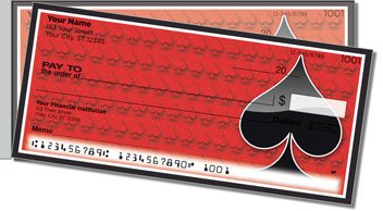 Card Suit Side Tear Design Checks