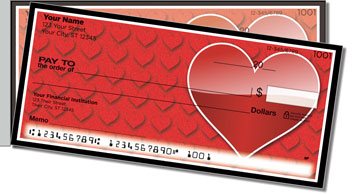 Card Suit Side Tear Personalized Checks