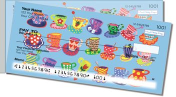 Carol Eldridge Tea Time Side Tear Design Checks