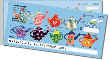 Carol Eldridge Tea Time Side Tear Personalized Checks