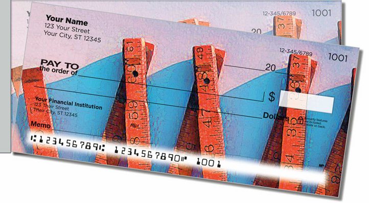 Carpenters Rule Side Tear Personal Checks