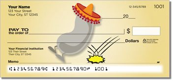 Cartoon Kidney Bean Personalized Checks