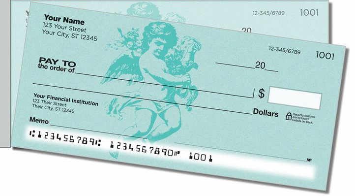 Cherub Side Tear Personal Checks