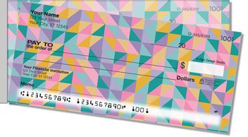Chevron Geometrics Side Tear Design Checks