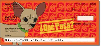 Chihuahua Personalized Checks