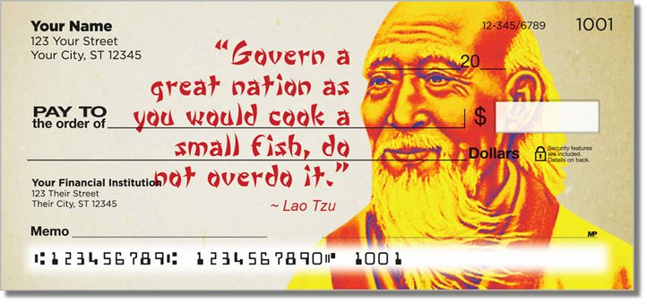 Chinese Philosopher Personal Checks
