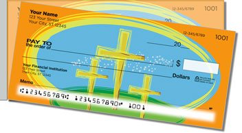 Christian Cross Side Tear Design Checks