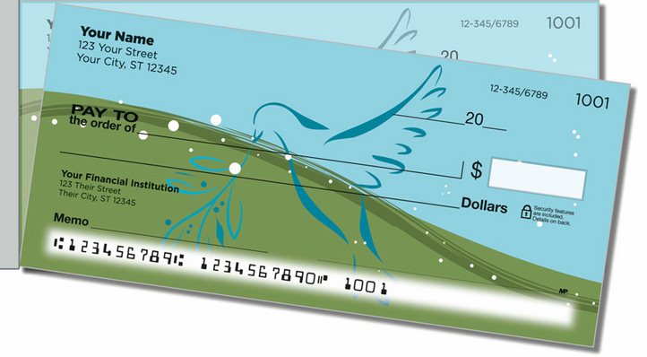 Christian Faith Side Tear Personal Checks