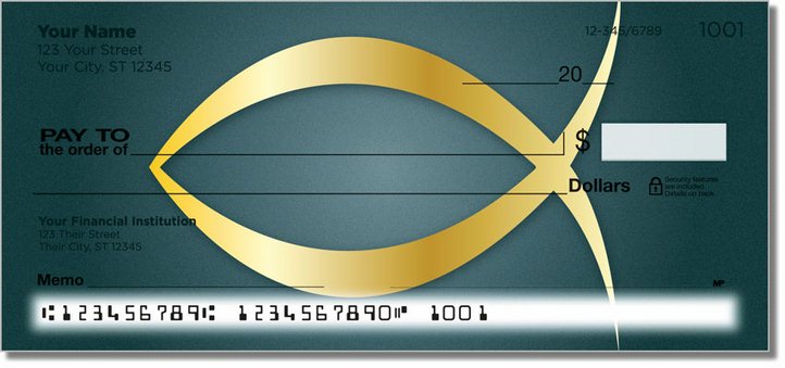 Christian Symbol Personal Checks