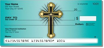 Christian Symbol Personalized Checks