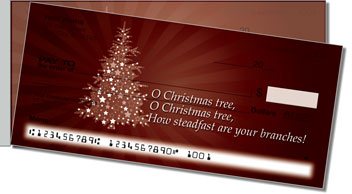 Christmas Carol Side Tear Design Checks