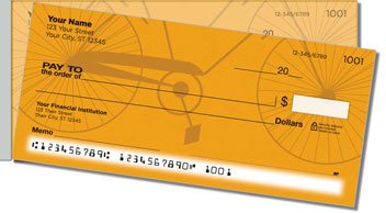 Classic Bicycle Side Tear Personalized Checks