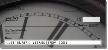 Classic Clock Personalized Checks