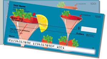 Cocktail Side Tear Personalized Checks
