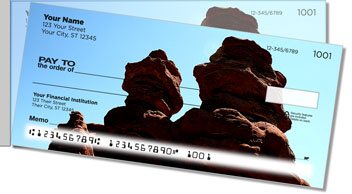 Colorado Red Rocks Side Tear Personalized Checks