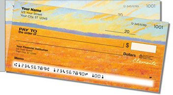 Colored Fields Side Tear Design Checks