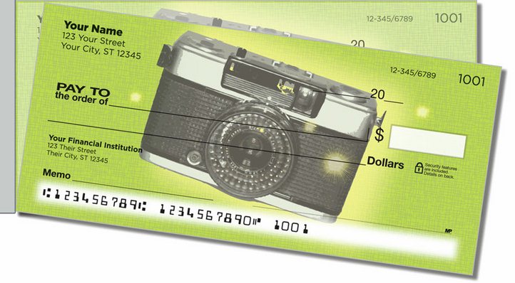 Cool Camera Side Tear Personal Checks
