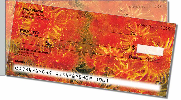Coral Reef Side Tear Personal Checks