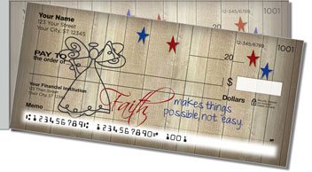 Country Angel Side Tear Design Checks