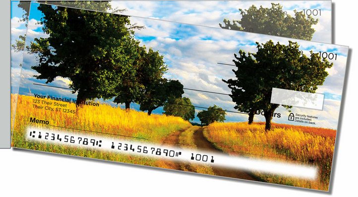 Country Road Side Tear Personal Checks