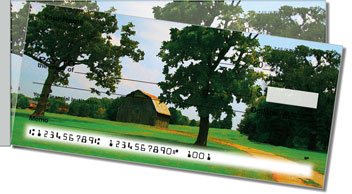 Country Road Side Tear Personalized Checks
