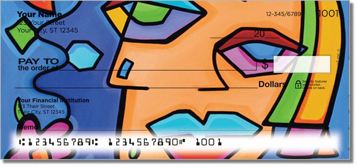 Cubist Gal Pal Personal Checks