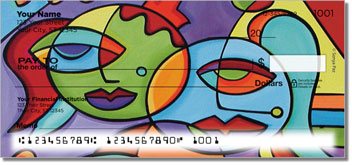 Cubist Gal Pal Personalized Checks