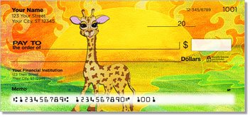 Cuddly Creatures Personalized Checks